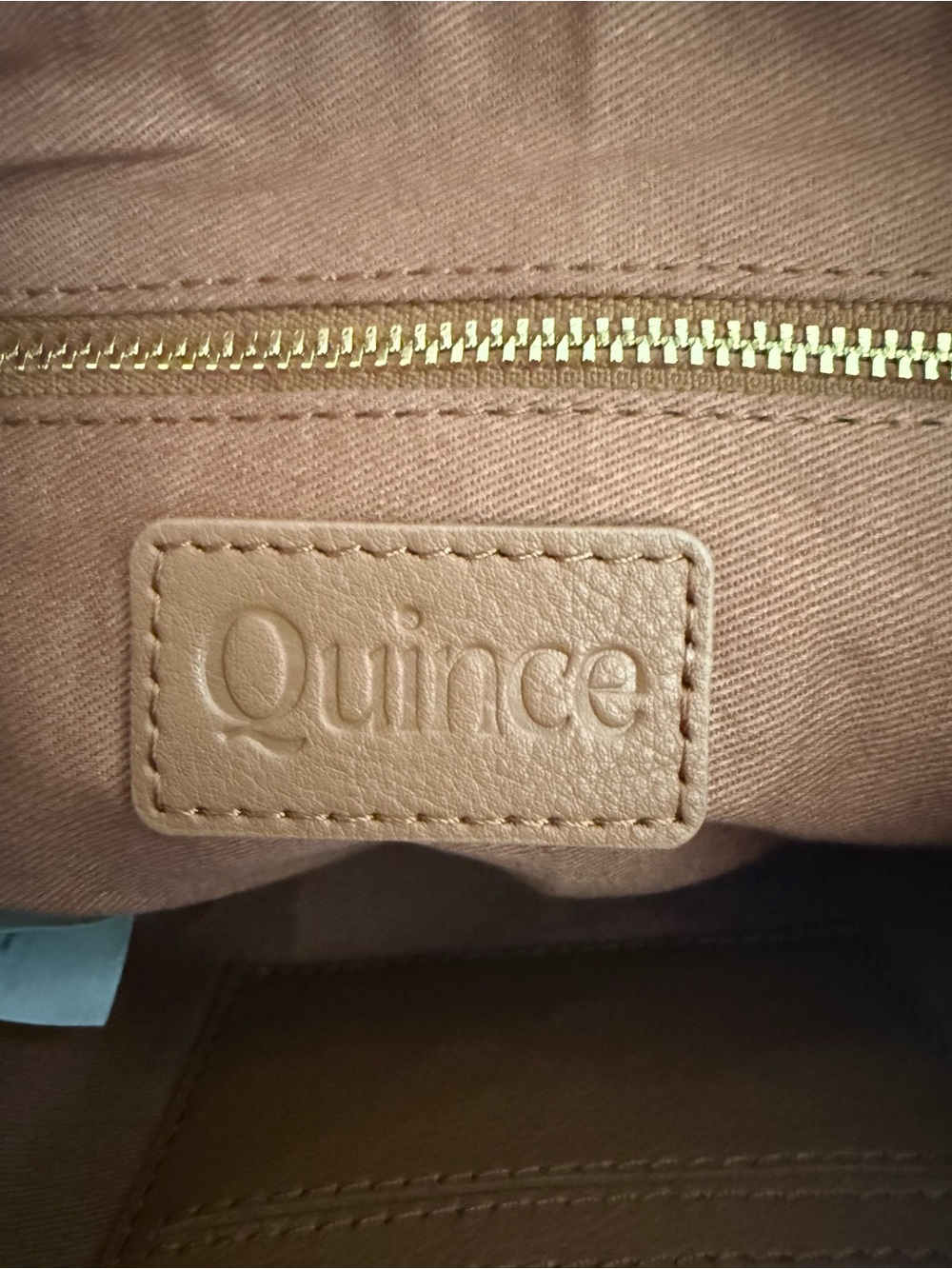 Quince Sloane Woven Leather Crossbody in Cognac LIKE NEW - Picture 3 of 7